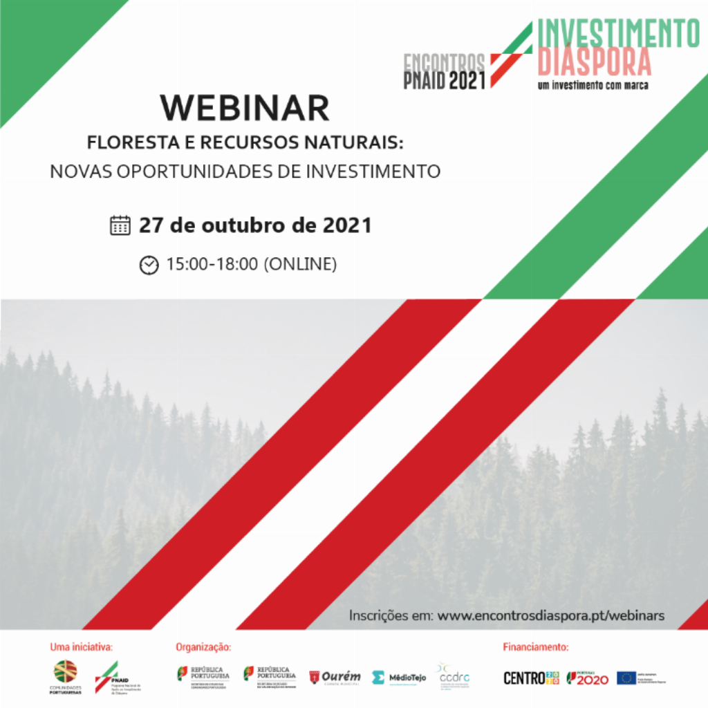 Webinar “Floresta e Recursos Naturais: Novas Oportunidades de Investimento”