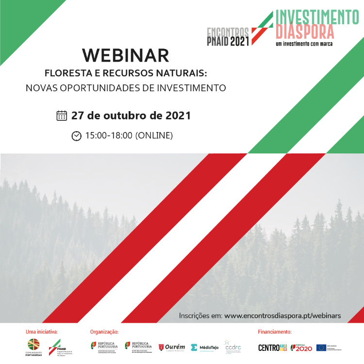 Webinar “Floresta e Recursos Naturais: Novas Oportunidades de Investimento”