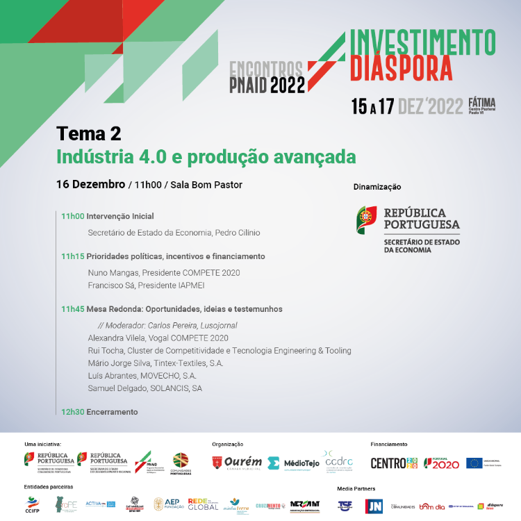 Sessão temática "Indústria 4.0 e produção avançada": Encontros PNAID 2022